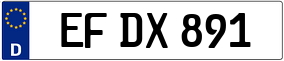 Truck License Plate